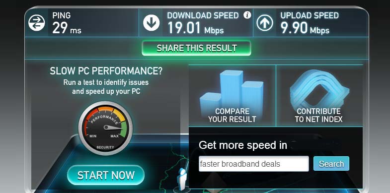 verizon fios wifi speed test