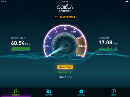 Unifi AP LR Internet Speed Test 2