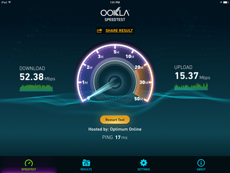 Edimax EW-7438RPn V2 Internet Speed Test 1