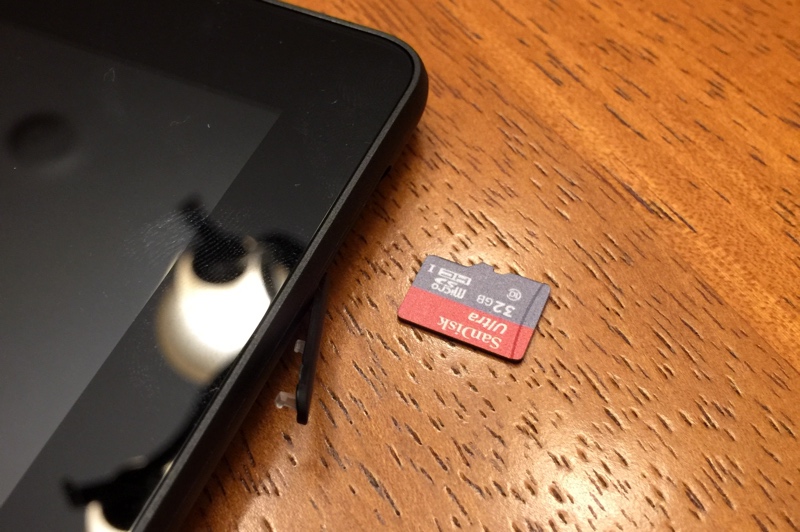 Step 3 - Install Micro SD Card in Kindle Fire